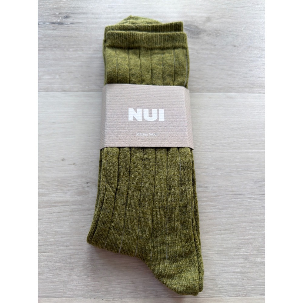 Nui Organics Nature Sock Grass Green XL New With Tags